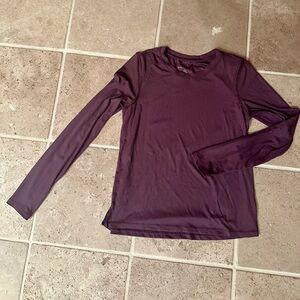 Danskin Classic Plum Colored Long Sleeve Top